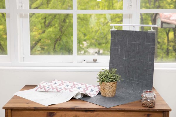 画像4: VisionWall ビジョンウォール　商品撮影用背景スタンドセット　石目・コンクリート・レンガ・タイル (4)