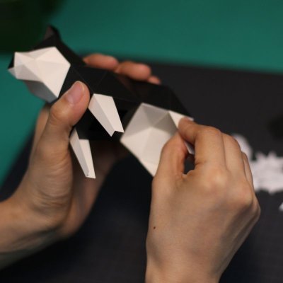 画像9: KAKUKAKU TINY　しばいぬ　黒 (9)